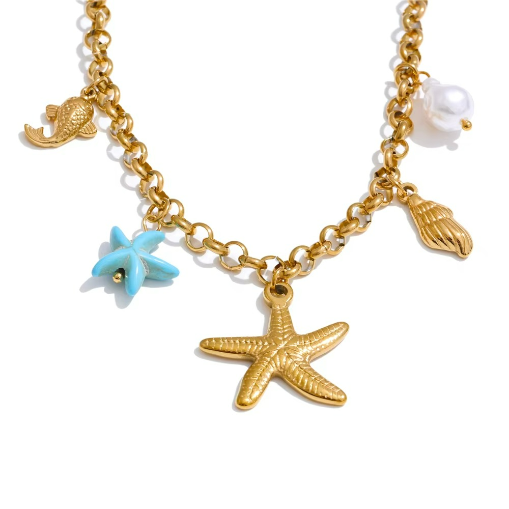 Ocean Style Starfish Necklace