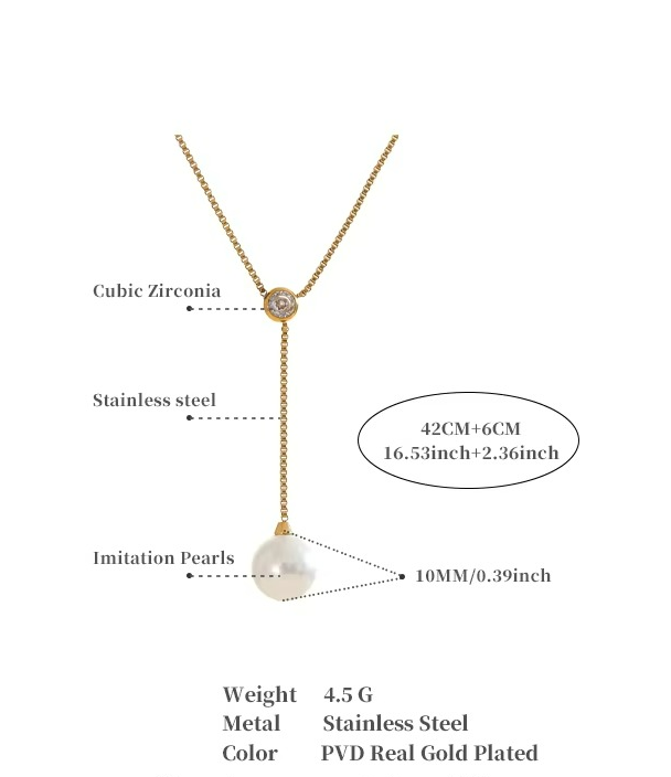 Pearl Drop Necklace