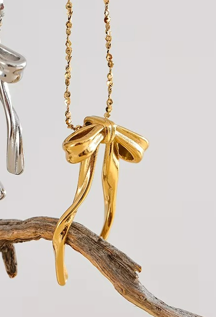 Bow Knot Pendant Necklace