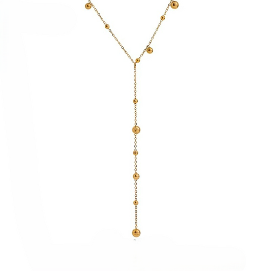 Bead Long Pendant Necklace
