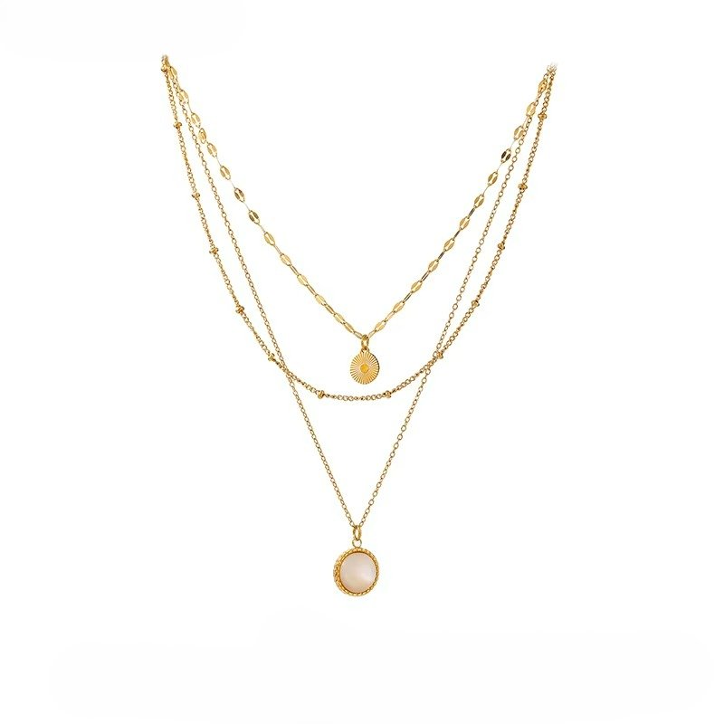Bohemian Round Pendant Necklace