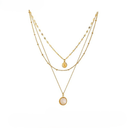 Bohemian Round Pendant Necklace
