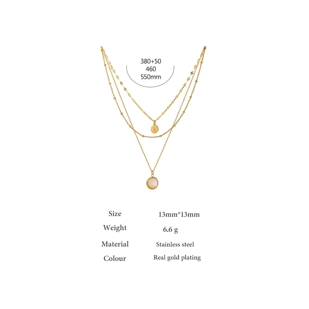 Bohemian Round Pendant Necklace