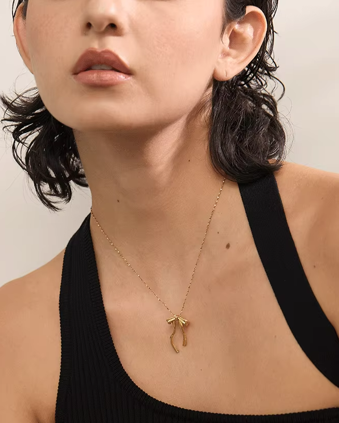 Bow Knot Pendant Necklace