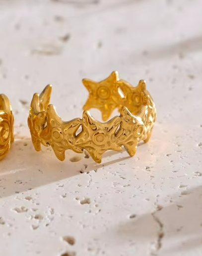 Starfish Open Ring
