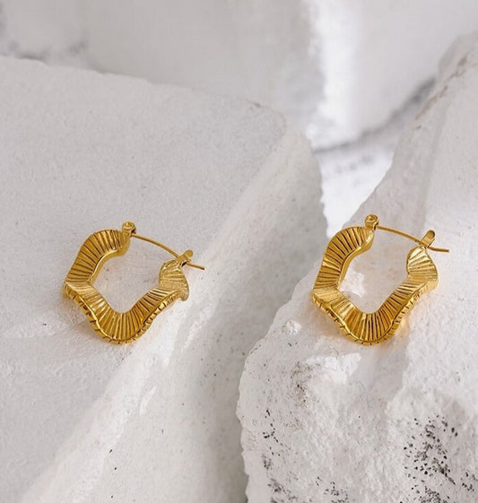 Irregular Hoop Earrings