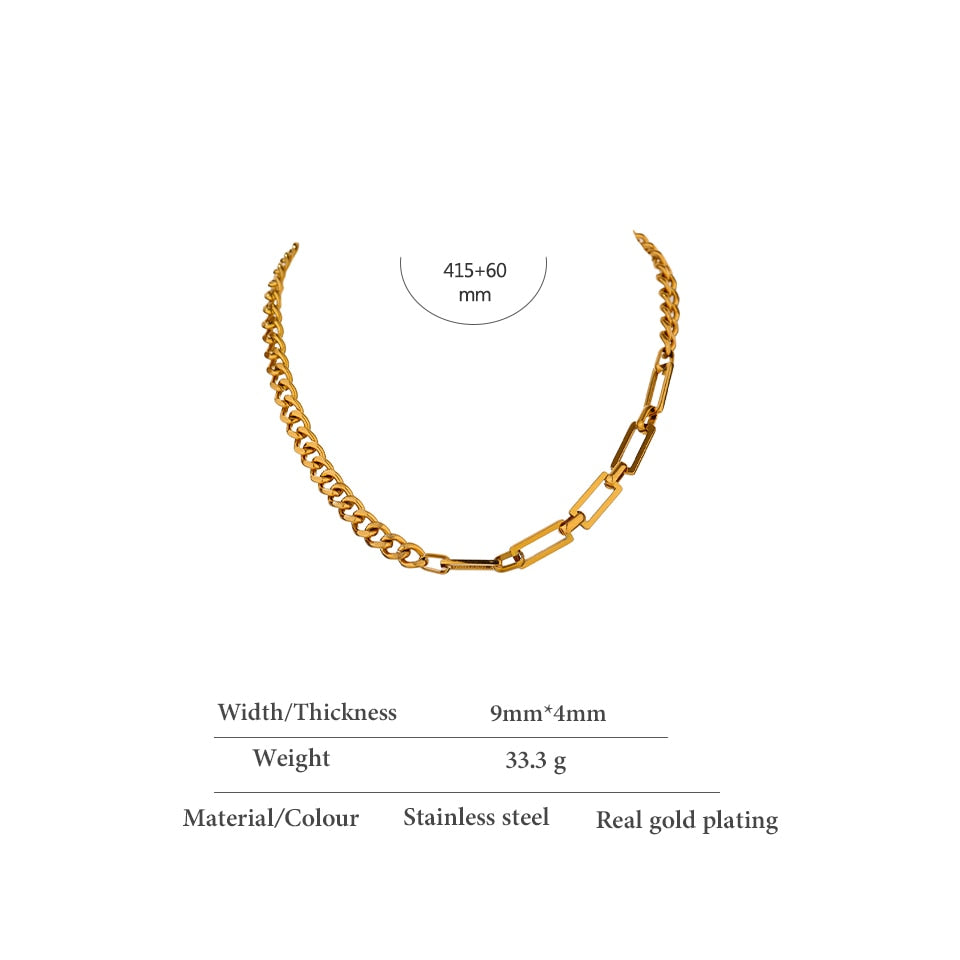 Stainless 18K Gold Plated Necklace