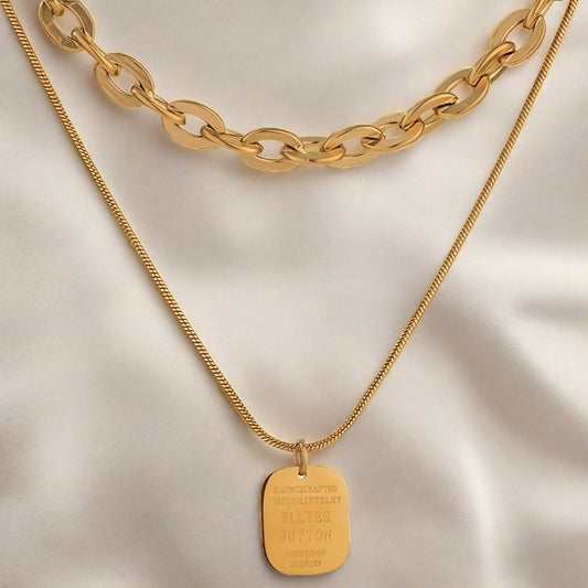 Stainless 18K Gold Plated Necklace