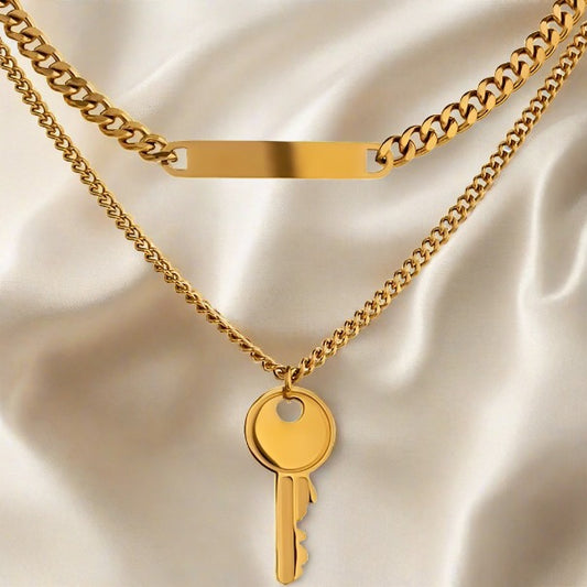 Stainless 18K Gold Plated Necklace