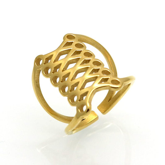 Stainless 18K Gold Plated Ring