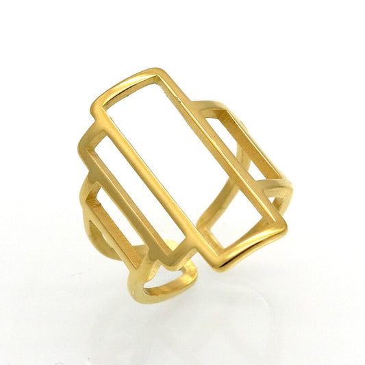 Stainless 18K Gold Plated Ring