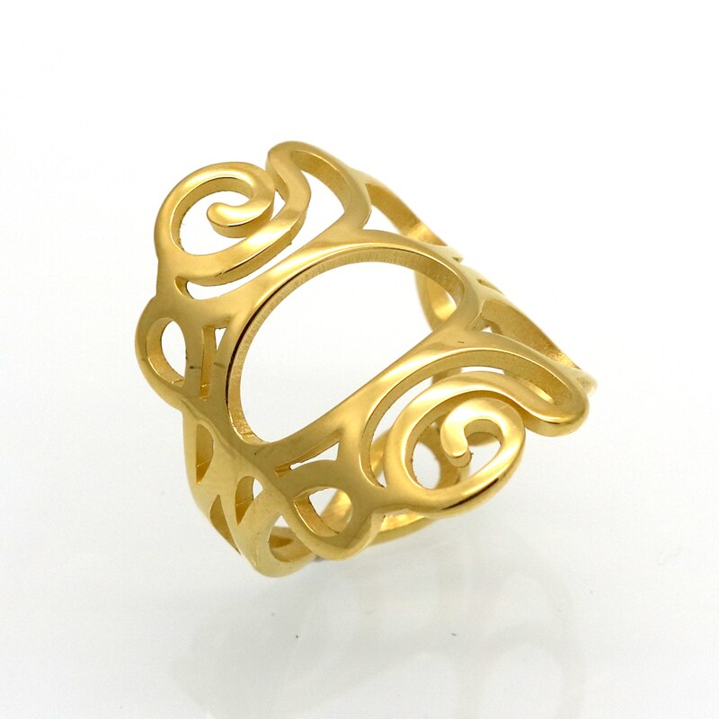 Stainless 18K Gold Plated Ring 