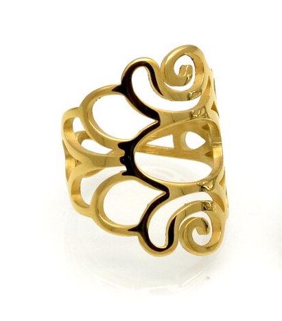 Stainless 18K Gold Plated Ring 