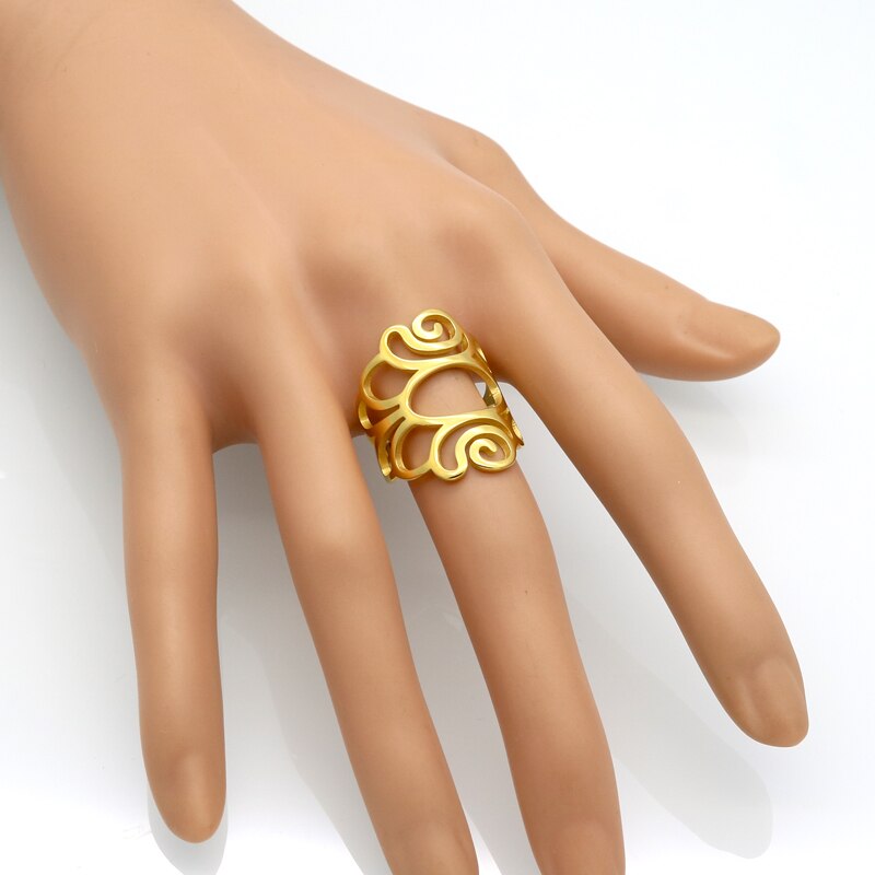 Stainless 18K Gold Plated Ring 