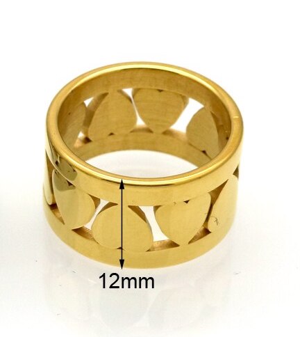 Stainless 18K Gold Plated Ring 