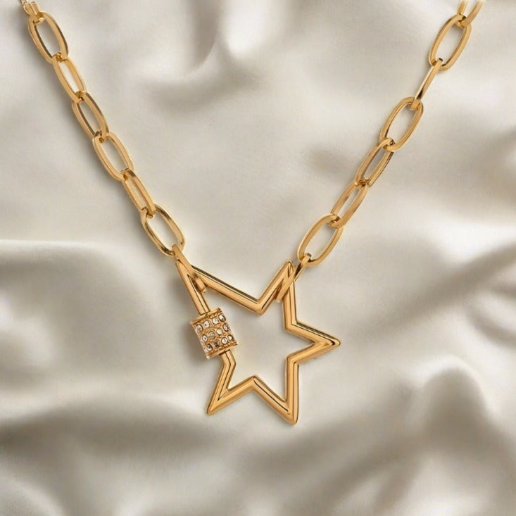 Stainless 18K Gold Plated Necklace