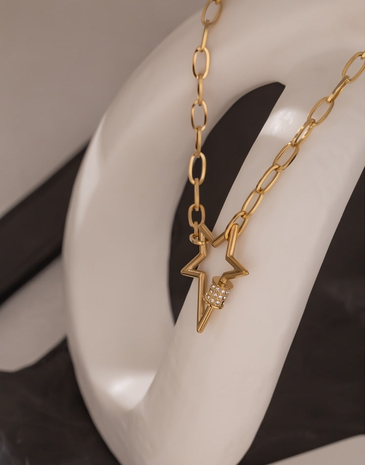 Stainless 18K Gold Plated Necklace