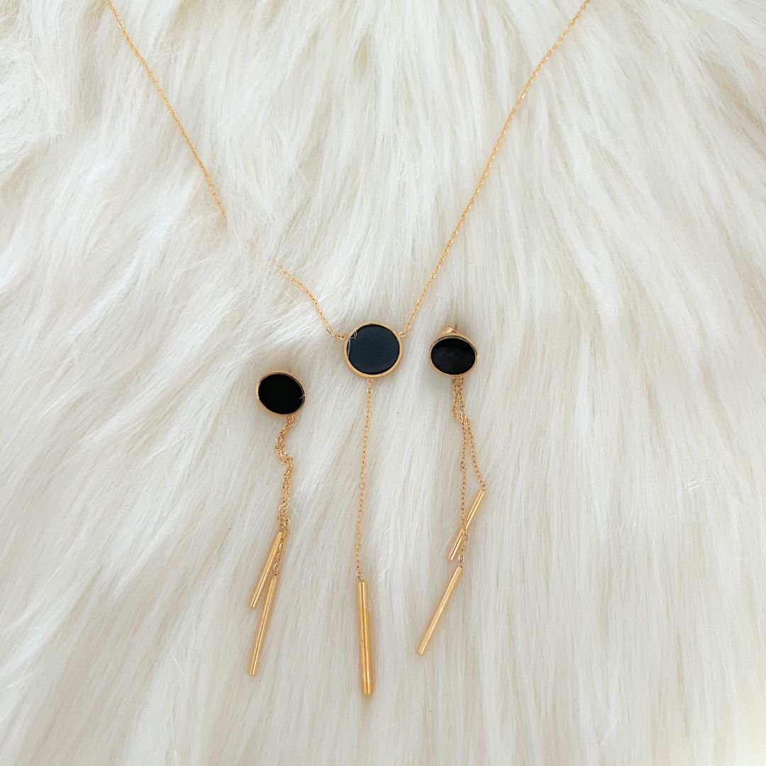 Drop Necklace and Earrings set